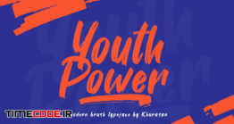 دانلود فونت انگلیسی قلمو Youth Power