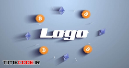 دانلود پروژه آماده افتر افکت : لوگو موشن بیتکوین Bitcoin Crypto Mining Logo