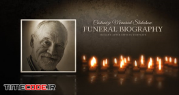 دانلود پروژه آماده افتر افکت : اسلایدشو مراسم ختم و تشییع جنازه Funeral Biography Slideshow