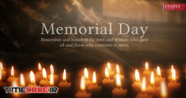 دانلود پروژه آماده افتر افکت : اسلایدشو مراسم ختم و تشییع جنازه Memorial Day