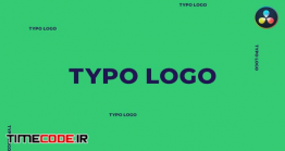 دانلود پروژه آماده داوینچی ریزالو : لوگو تایپ Typo Logo | For DaVinci Resolve