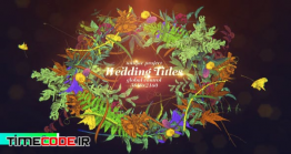 دانلود پروژه آماده افتر افکت : تایتل عروسی Wedding Titles
