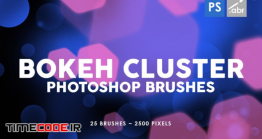 دانلود 25 براش بوکه فتوشاپ Bokeh Cluster Photoshop Stamp Brushes