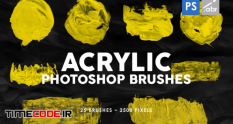 26 acrylic shapes photoshop stamp brushes 15423 29 31 747
