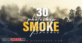 دانلود 30 براش دود فتوشاپ Smoke Photoshop Brushes
