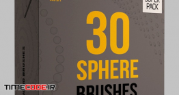 دانلود 30 براش کروی برای فتوشاپ Abstract Sphere Brushes