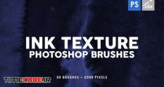 30 ink texture photoshop brushes vol 2 21443 12 09 411