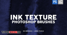 دانلود 30 براش جوهر فتوشاپ Ink Texture Photoshop Brushes Vol. 2