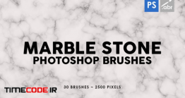 دانلود 30 براش سنگ مرمر Marble Stone Photoshop Stamp Brushes