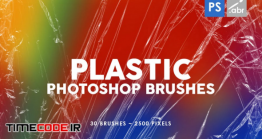 دانلود 30 براش پلاستیک فتوشاپ Plastic Photoshop Stamp Brushes