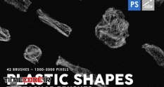 42 plastic shapes photoshop stamp brushes 31201 35 42 544