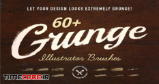 60 Grunge Illustrator Brushes 398431 25 11 470