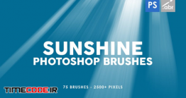 دانلود 75 براش نور خورشید Sunshine Photoshop Stamp Brushes