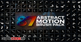 دانلود 75 براش دود فتوشاپ Abstract Motion Brush Pack | Photoshop
