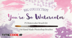 PS Watercolor Brush Kit 250 brushes 624861 49 26 777