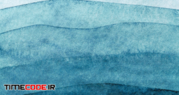 دانلود پس زمینه آبرنگی از موج دریا Abstract Art Background Navy Blue Colors