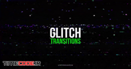 دانلود پروژه آماده پریمیر : ترنزیشن نویز و پارازیت Glitch Transitions (Premiere Pro)