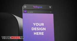 دانلود موکاپ صفحه پست اینستاگرام