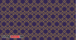 دانلود پترن چند ضلعی اسلامی  Geometric Shape In Batik Style