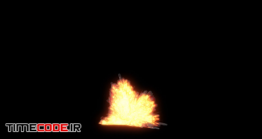 دانلود فوتیج آلفا انفجار Shrapnel Explosion