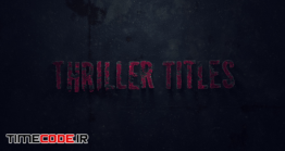 دانلود قالب MOGRT پریمیر : تایتل تریلر Thriller Titles