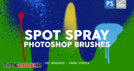 دانلود 101 براش اسپری فتوشاپ Spray Photoshop Stamp Brushes