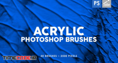 30 acrylic texture photoshop brushes vol 1 44099 30 30 235