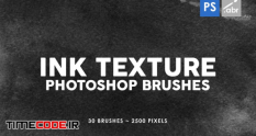 30 ink texture photoshop brushes vol 1 21313 23 08 988