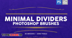 30 minimal dividers photoshop stamp brushes 34661 34 58 430