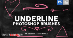 45 underline photoshop stamp brushes vol 2 19199 28 21 159