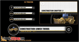 دانلود پروژه آماده افتر افکت : تایتل و زیرنویس لودر Construction Lower Thirds & Chapter Titles