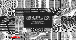دانلود پروژه آماده فاینال کات پرو : پک تایپوگرافی Creative Typo Background Pack
