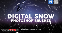 دانلود براش برف فتوشاپ Digital Snow Photoshop Brushes