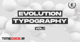 دانلود پروژه آماده افتر افکت : پک تایپوگرافی Evolution Typography