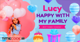 دانلود پروژه آماده افتر افکت : جشن تولد Happy Birthday Lucy