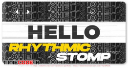 دانلود پروژه آماده افتر افکت : تایپوگرافی Rhythmic Typo Stomp