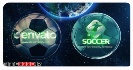 دانلود پروژه آماده افتر افکت : لوگو موشن فوتبال Space Soccer Logo Reveal