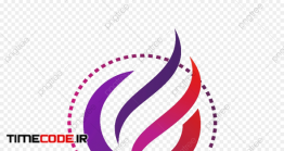 دانلود فایل لایه باز لوگو Cartoon Flame Logo Design Free Logo Design Template