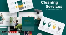 دانلود قالب پاورپوینت خدمات نظافت منازل Cleaning Services Powerpoint Template