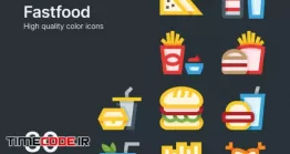 دانلود آیکون فست فود  Fast Food Icons