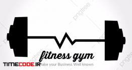 دانلود فایل لایه باز لوگو فیتنس Fitness Logo Template