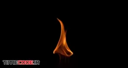 دانلود فوتیج شعله آتش Real Fire Flaming Background In Slow Motion