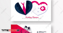 دانلود فایل لایه باز کارت ویزیت آتلیه عروسی Wedding Decorator Business Card Templates