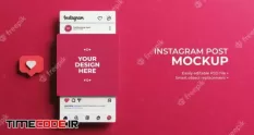 3d instagram interface with 3d love react social 12112659 55 10 884