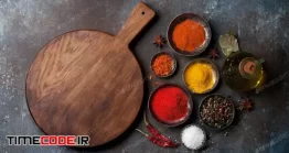 دانلود عکس ادویه  Colorful Spices