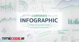 دانلود پروژه آماده افتر افکت : نمودار و چارت اینفوگرافی Corporate Infographic Presentation