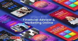 دانلود پروژه آماده افتر افکت : استوری اینستاگرام Financial Advisor & Marketing Online Instagram Stories