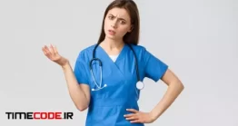 دانلود عکس دکتر در حال تعجب و سوال Healthcare Workers