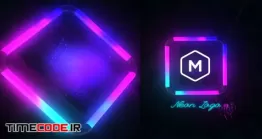 دانلود پروژه آماده پریمیر : لوگو نئون + موسیقی Neon Logo Reveal