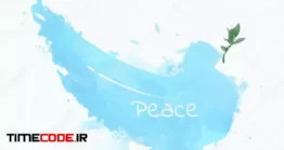دانلود وکتور کبوتر با مفهوم صلح  Peace Day Background With Abstract Dove
